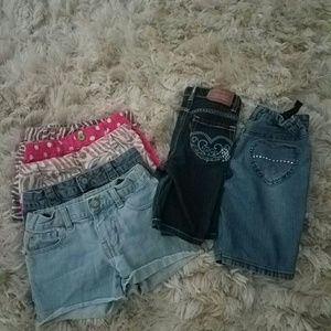 Girls 5/6 bundle shorts and capris